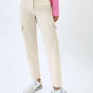 Wilfred Beige Straight Leg Cargo Pants
